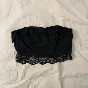 Lace tube top
